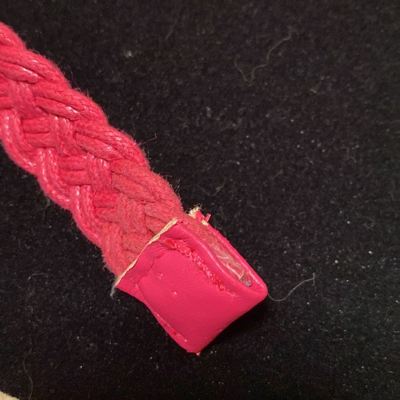 Barbie pink woven belt with metal closure - Picture 5 of 6